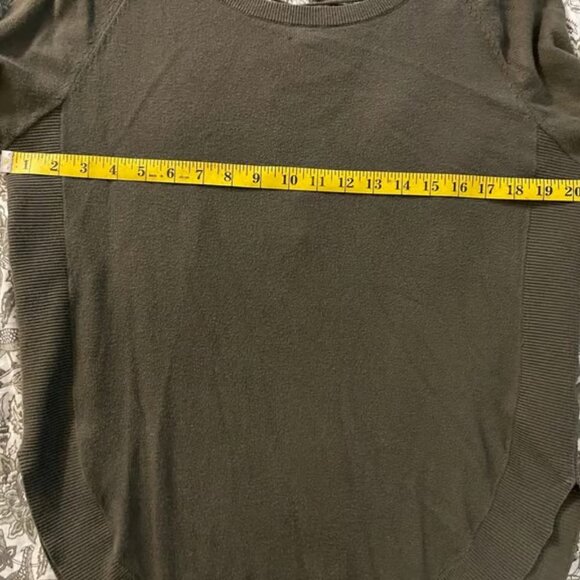 Love Change Italy Maroon Red Open Front Chunky Knit Long Cardigan Pockets Medium - Picture 5 of 6